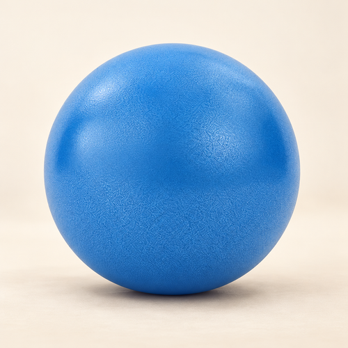 Pilates Exercise Ball — Blue — product view — product illustration