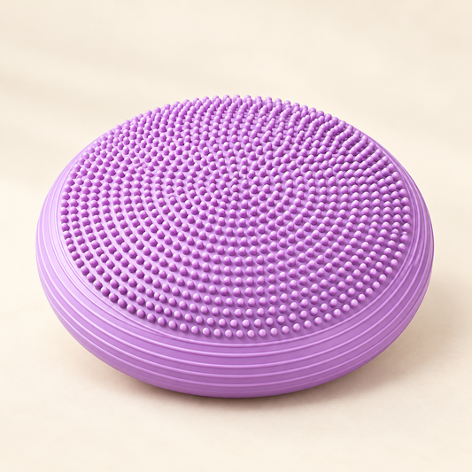 Textured Balance Disc — Lavender — product view — product illustration