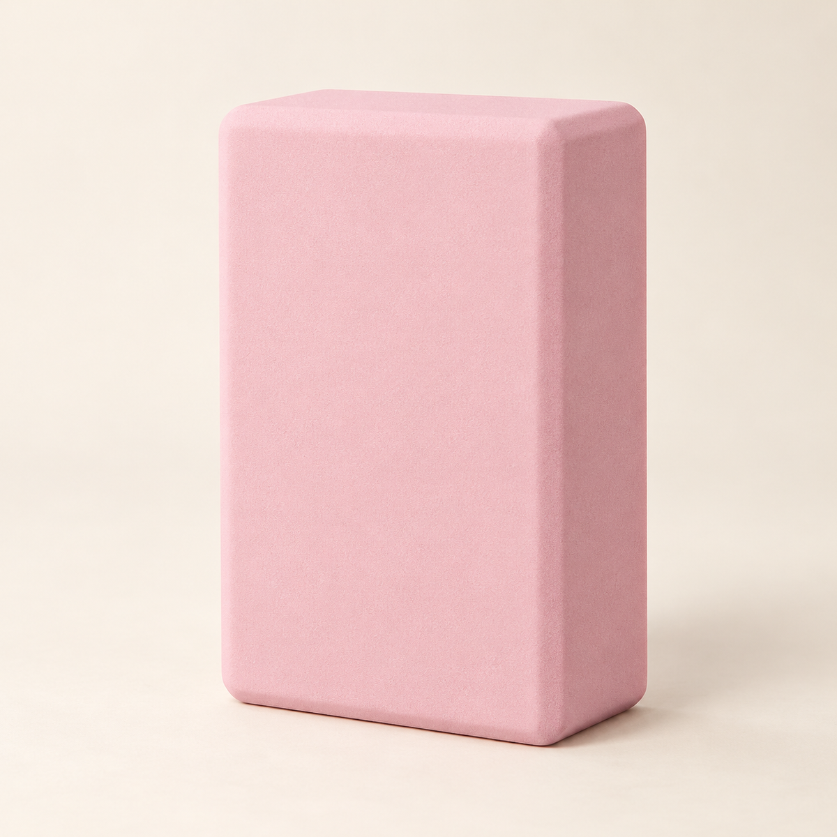 Yoga Block — Pink — product view — product illustration