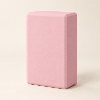Yoga Block — Pink — product view — product illustration