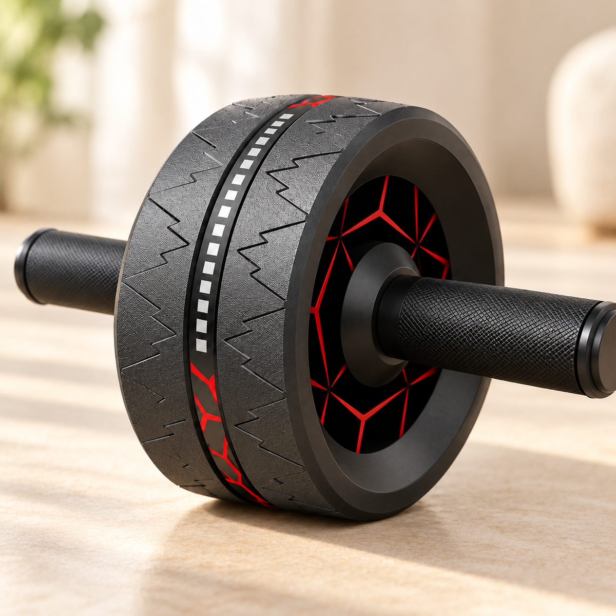 Ab Roller — Black & Red — product detail — product illustration