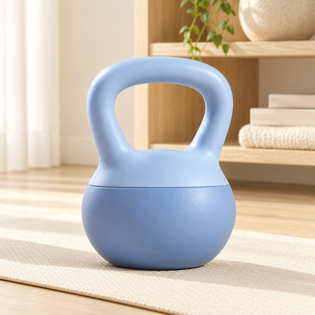 Kettlebell — Powder Blue — styled scene — product illustration